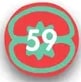 Globo rojo con el número de página '59'.