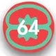 Globo rojo con el número de página '64'.