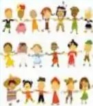 Mosaico de fotos de etnias ecuatorianas (kichwas, afroecuatorianos, shuar, etc.).