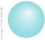 Modelo atómico de Dalton: esfera azul.