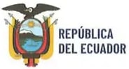 Escudo de la República del Ecuador.