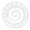 Símbolos adinkra ornamentales en gris claro como marca de agua decorativa en la parte superior de la página.