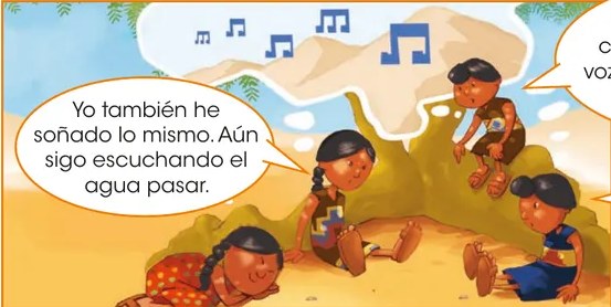Círculo naranja con el número 4 indicando la actividad. Texto: 'Lee la historieta en silencio.'