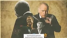 Fotografía de una cámara cinematográfica profesional y una claqueta negra y blanca apoyadas sobre una superficie con papeles o guiones. Imagen que ilustra el proceso de producción cinematográfica y acompaña los pasos para escribir una reseña. Crédito: Shutterstock (2020) 786117253.
