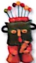 Personaje ancestral con tocado para Interculturalidad