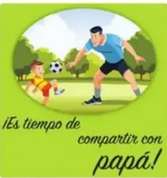 Cuatro afiches publicitarios sobre tareas del hogar y familia.