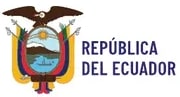 Escudo de la República del Ecuador junto al sello del Ministerio de Educación.