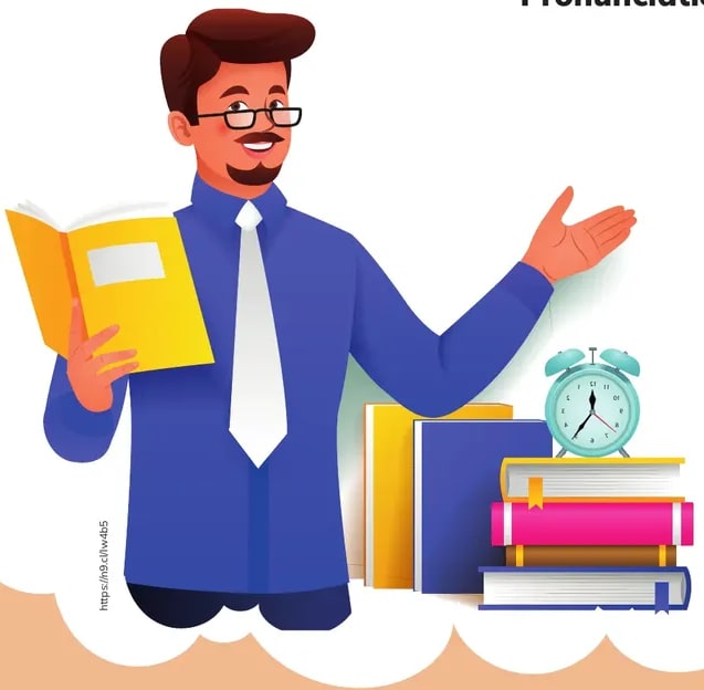 Marco decorativo en forma de nube blanca sobre fondo durazno con el título 'STUDENT'S GUIDE' y la tabla de contenidos.