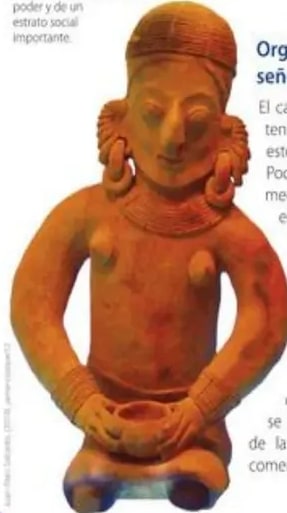 Figurilla de cerámica de la cultura Jama-Coaque (350 a.C. a 1532 d.C.).