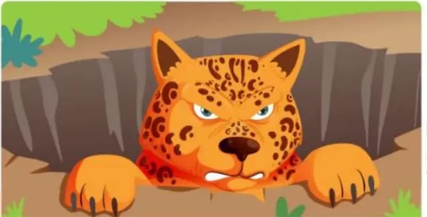 Dos viñetas: raposa con 'un bien con bien'; jaguar con 'un bien con mal'.