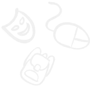 Ilustración decorativa con personajes animados (posiblemente estudiantes o comunidad escolar), parte del diseño gráfico de la publicación.