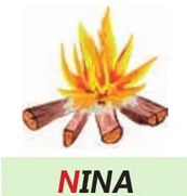Imagen de un águila con la etiqueta 'ANKA' (águila en quechua), ilustrando la palabra ejemplo con N interior.