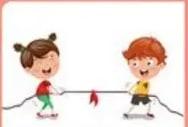 Imagen de dos niños (Manuela y Enrique) para ilustrar 'tan fuerte como'