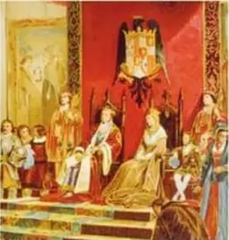 Retrato de los Reyes Católicos: Fernando II de Aragón e Isabel I de Castilla.