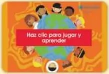 Capturas del juego 'Somos iguales' con personajes infantiles.