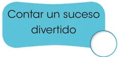 Tres recuadros de colores con opciones de propósito: 'Describir un lugar' (verde), 'Explicar un fenómeno' (amarillo), 'Contar un suceso divertido' (celeste). La respuesta correcta es 'Explicar un fenómeno'.