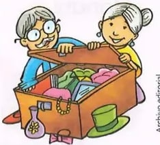 Niño quitando polvo (Competencia socioemocional) y niña en silla de ruedas (DFA).