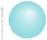 Modelo atómico de Dalton: esfera azul.