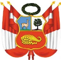 Recuadro con el título 'Himno Nacional del Perú - Coro' y la letra del coro sobre fondo decorativo patriótico.