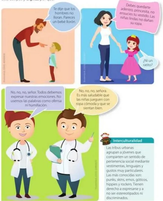 Cuatro anuncios con imágenes inclusivas.