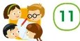 Ilustración de un niño con sombrero y ropa verde, sosteniendo papeles, con un globo de diálogo que contiene la recomendación lectora del personaje.