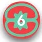 Banda decorativa roja con estrellas o flores en color turquesa; en el extremo izquierdo, etiqueta 'Índice'.