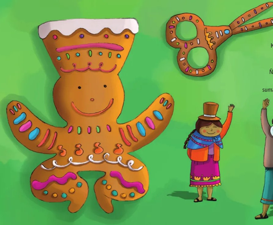 Figura de tijeras (tijeras tusuq) elaborada como tanta wawa, con forma de tijeras de pan decoradas con colores festivos. Simboliza el danzante de tijeras andino.