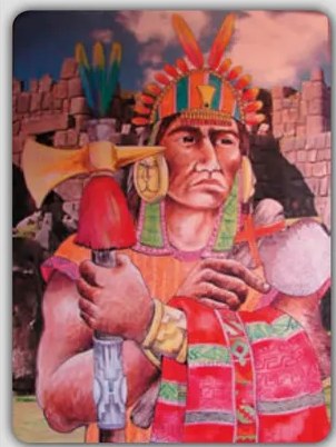 Fotografía de ruinas incas de piedra, posiblemente Machu Picchu o sitio arqueológico con estructura de Inti Watana (reloj solar), ilustrando la entrada 'Inti watana'.