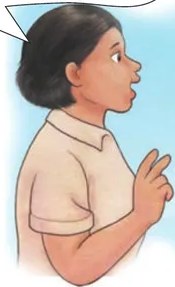 Ilustración de otra docente (Teresa) con expresión de seguridad, respondiendo y orientando a Anita sobre el proceso de entrevista a los padres de familia.