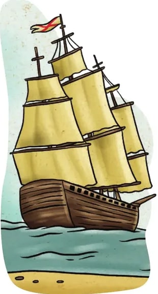 Ilustración alusiva al arroz o cultivos africanos.