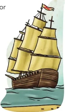 Ilustración alusiva al barco esclavista de 1805.
