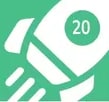 Banda vertical verde con 'WORKSHEET 3'.